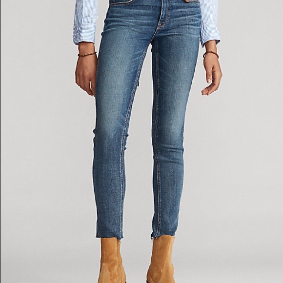 Polo Ralph Lauren Tompkins Mid Rise Skinny Corp Jean - Picture 7 of 16